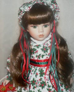 Xmas Holly doll